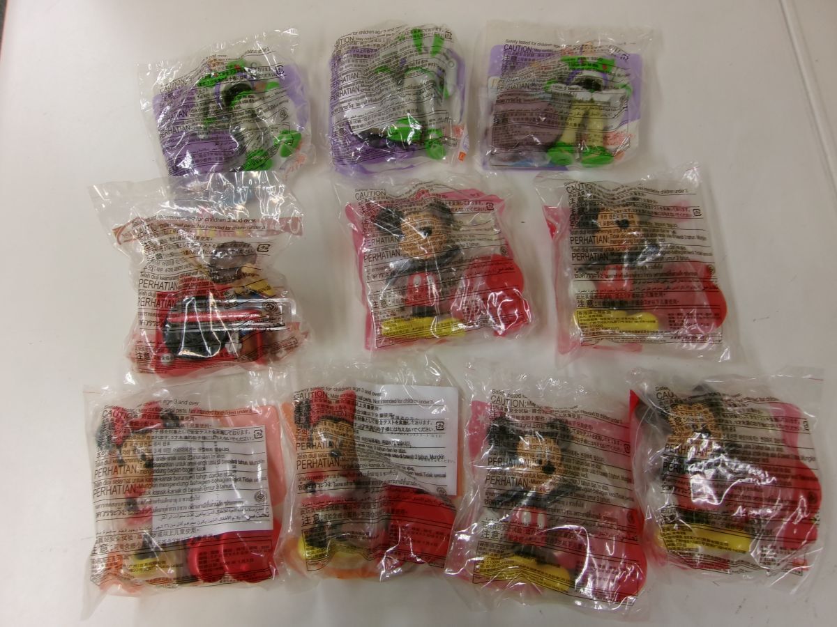 #s41[.100] McDonald's happy комплект игрушка Disney Mickey Toy Story The Cars др. суммировать 