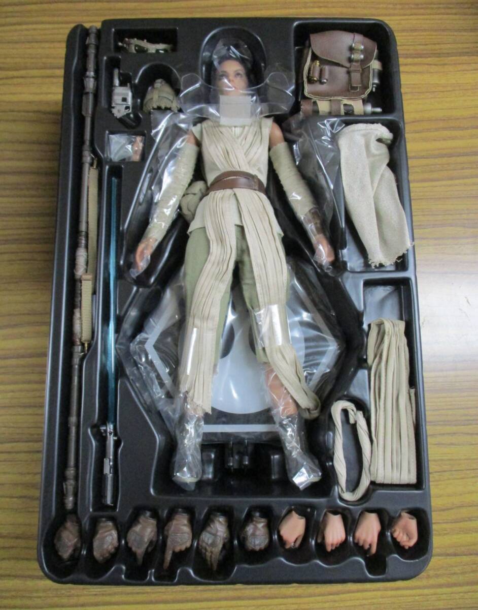 #w24【梱100】ホットトイズ 1/6 スターウォーズ フォースの覚醒 MMS336 REY フィギュア_画像3