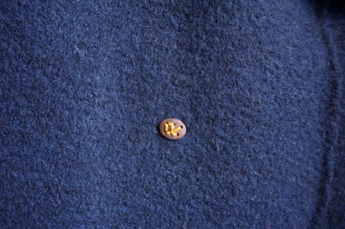 *22 год покупка × float ... боа. .... мягкий температура .. чувство * темно-синий цвет . симпатичный вязаный жакет *45rpm 45R мужской . куртка-блузон 