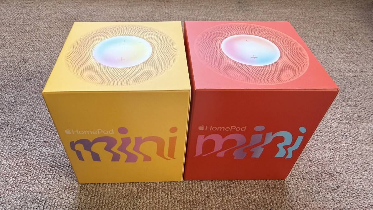 Apple Home Pod mini 2個セット　中古美品_画像1