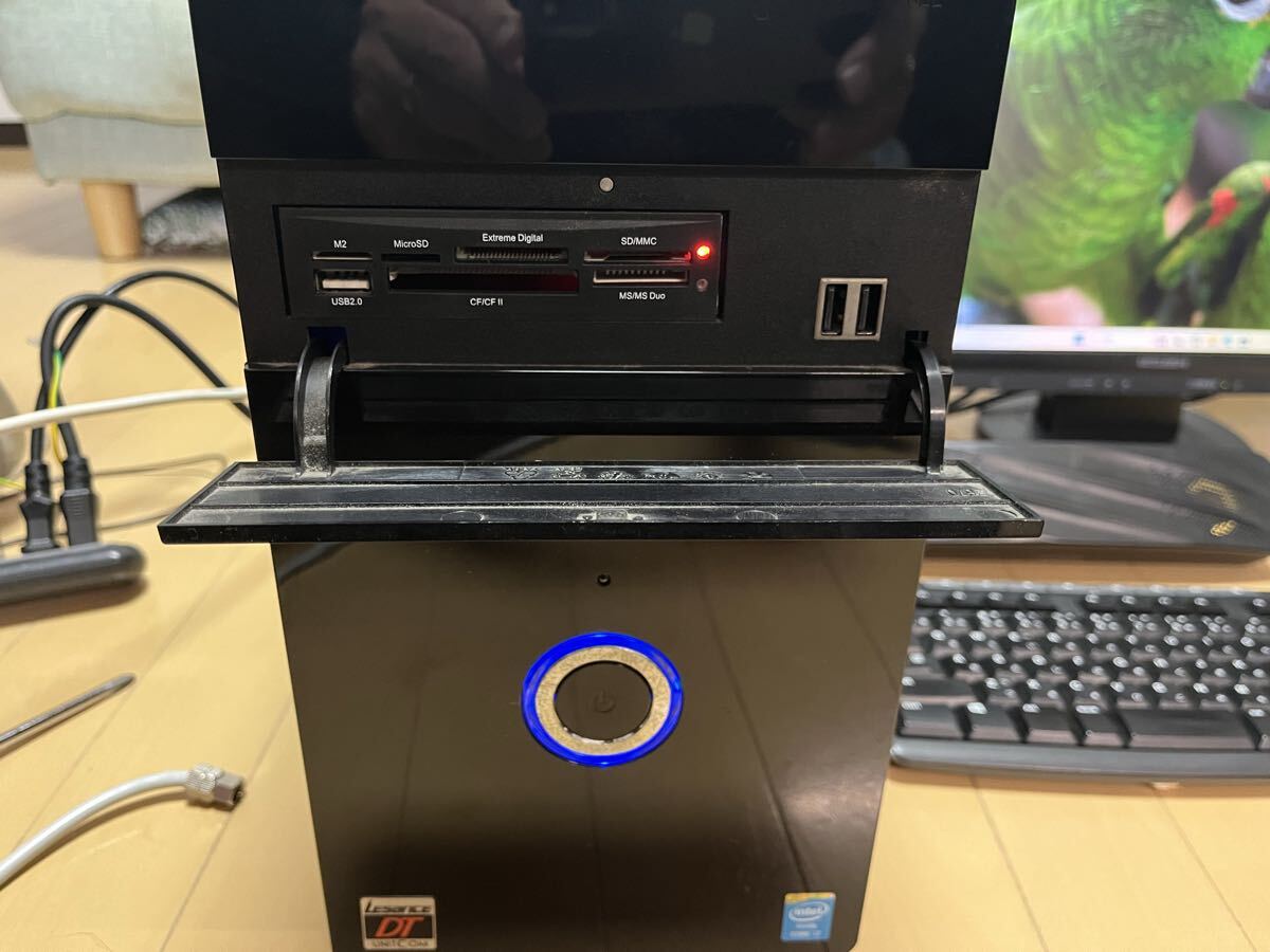 Windows11 Office2021 テレビチューナー付きデスクトップパソコン 23インチフルHD液晶 Corei7 4770 16GB SSD 500GB + HDD 1TB スピーカー_画像3