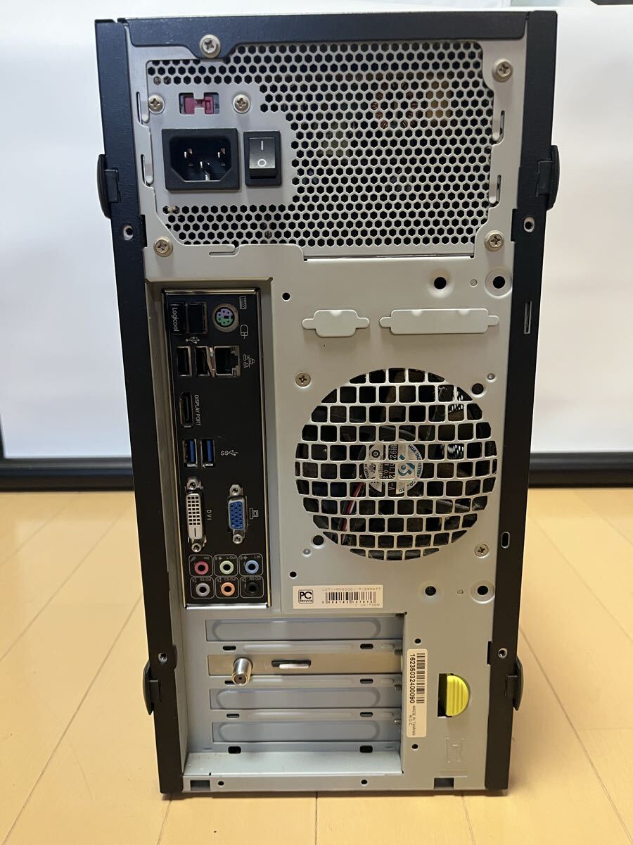 Windows11 Office2021 テレビチューナー付きデスクトップパソコン 23インチフルHD液晶 Corei7 4770 16GB SSD 500GB + HDD 1TB スピーカー_画像7