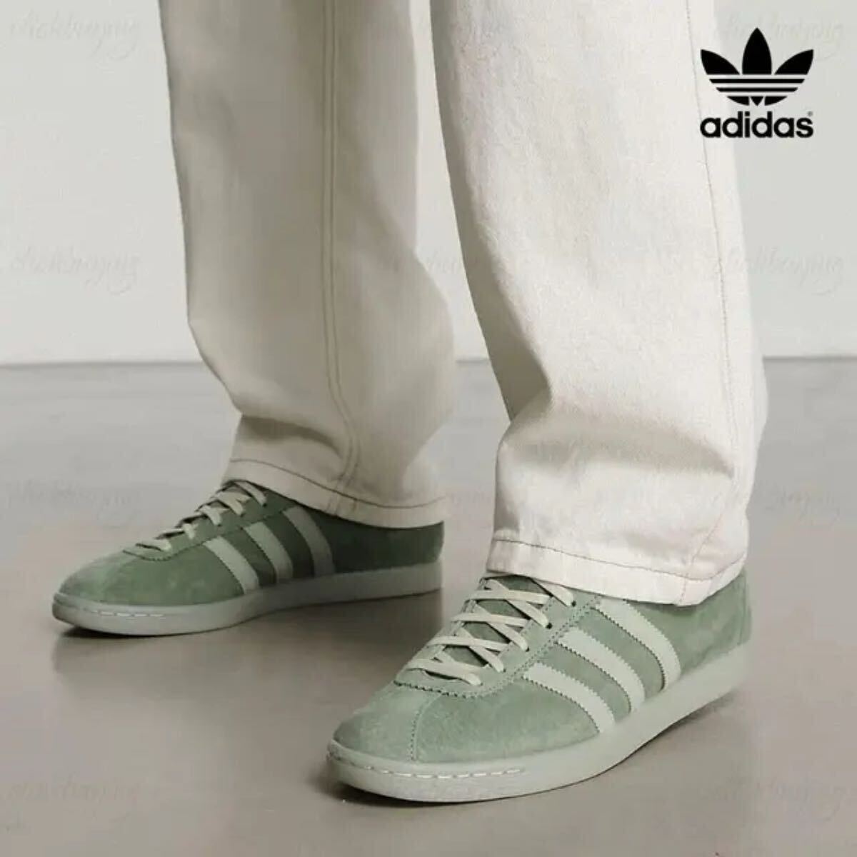  новый товар обычная цена 15400 иен 28.adidas originals Adidas Originals сигареты TOBACCO мужской спортивные туфли серебряный зеленый GY7397