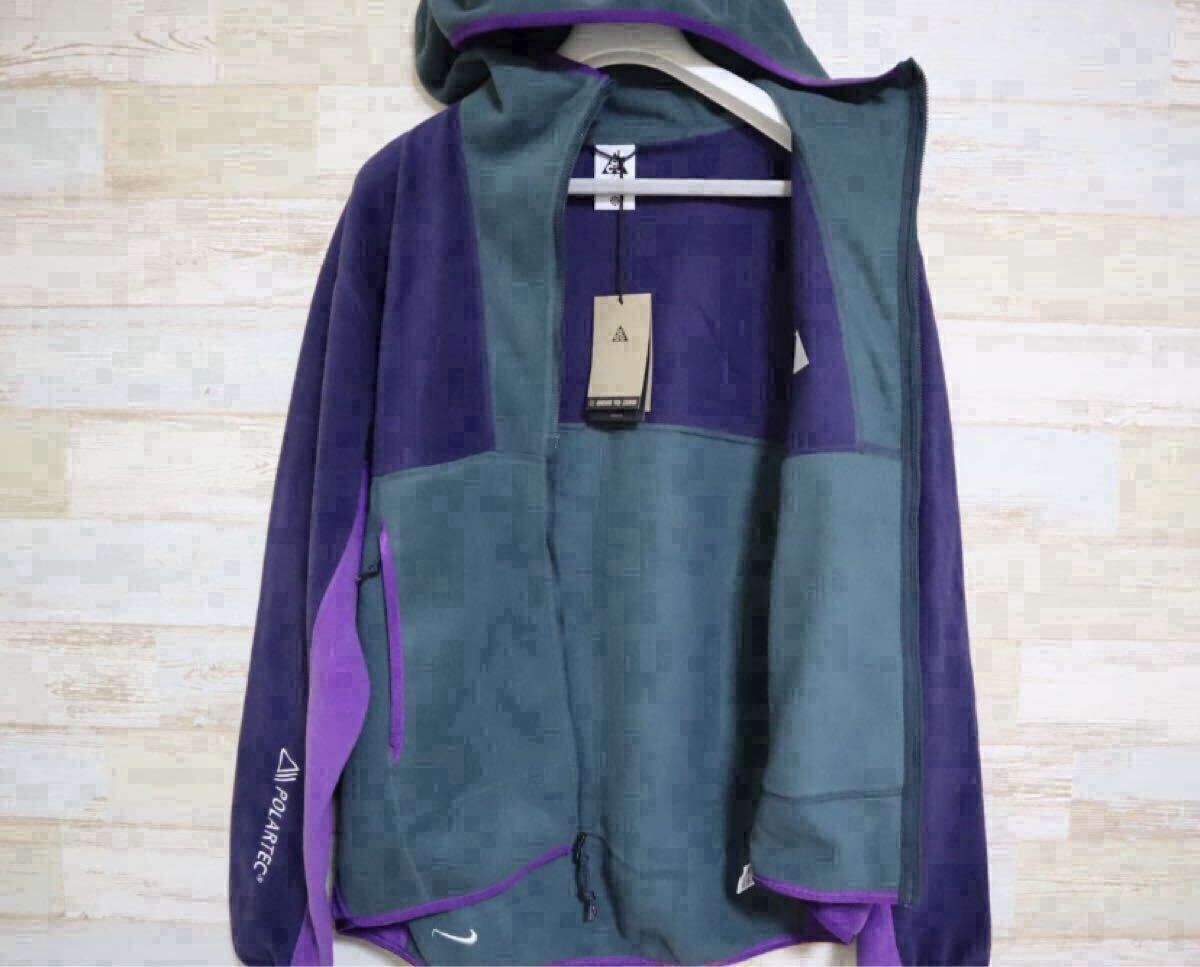 新品 2XLサイズ　ナイキ ACG NIKE ACG WOLF TREE FULLZIP HOODIE JACKET ポーラーテック　フルジップ　フリースパーカー　FB8083-328_画像10