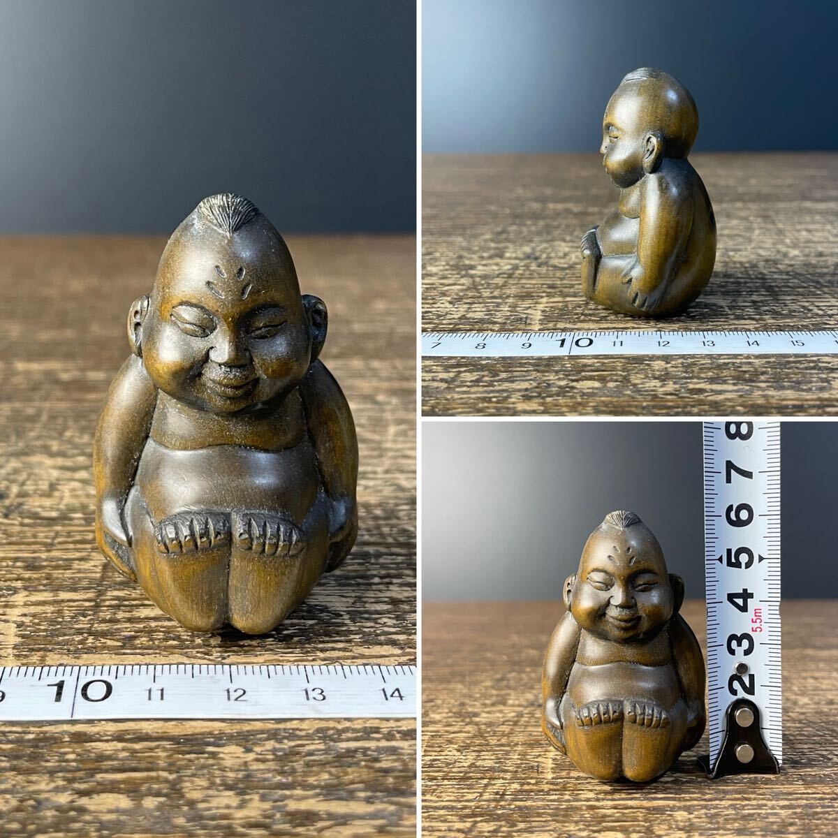  из дерева netsuke bili талон san маленький . скульптура украшение .. предмет дым . inserting дерево гравюра .. меньше bili талон netsuke HC-30