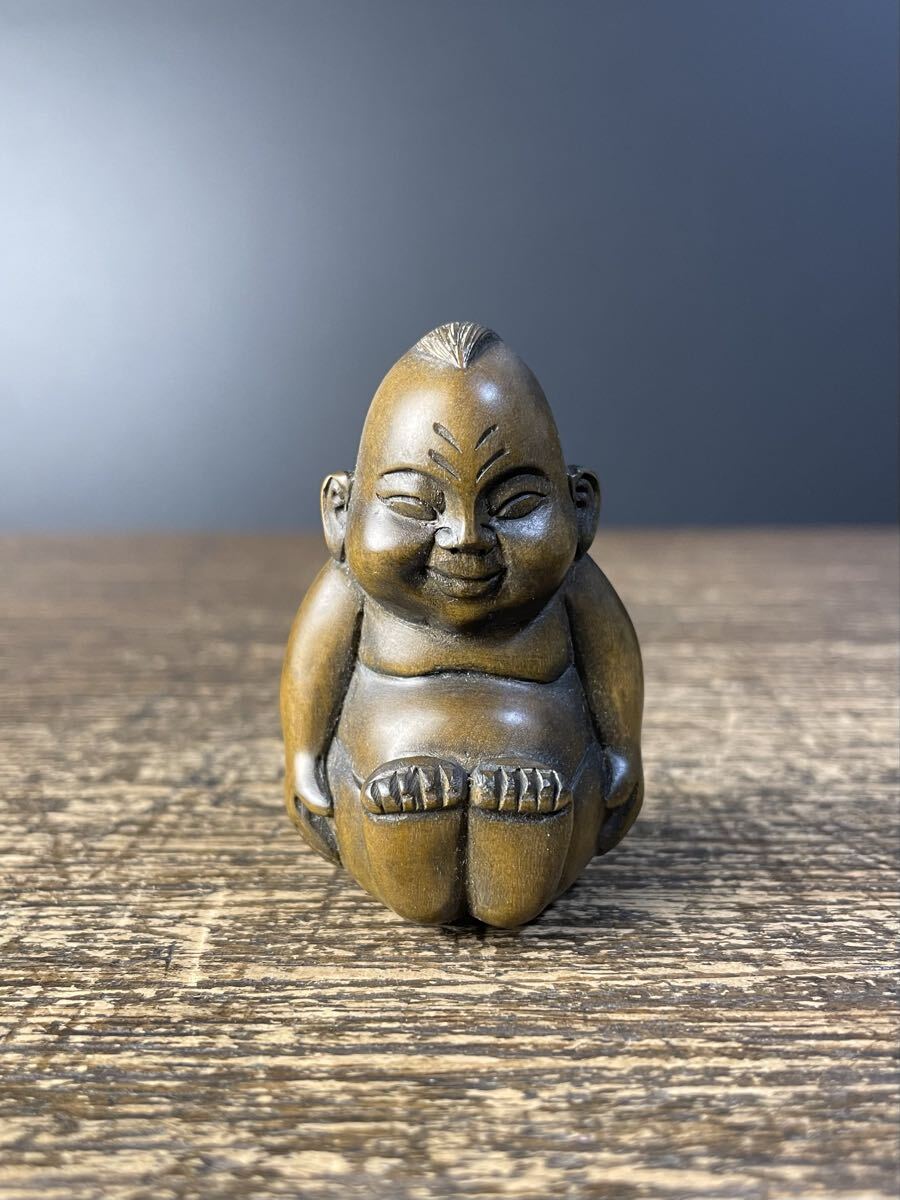  из дерева netsuke bili талон san маленький . скульптура украшение .. предмет дым . inserting дерево гравюра .. меньше bili талон netsuke HC-29
