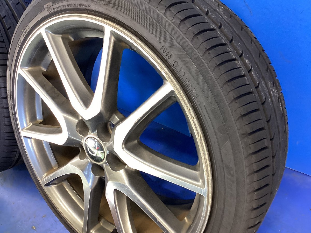 トヨタ純正　タイヤホイール　4本セット　18X7.5J+50　PCD100　G's　215/40R18　※個人宅配送不可　api2628　_画像7