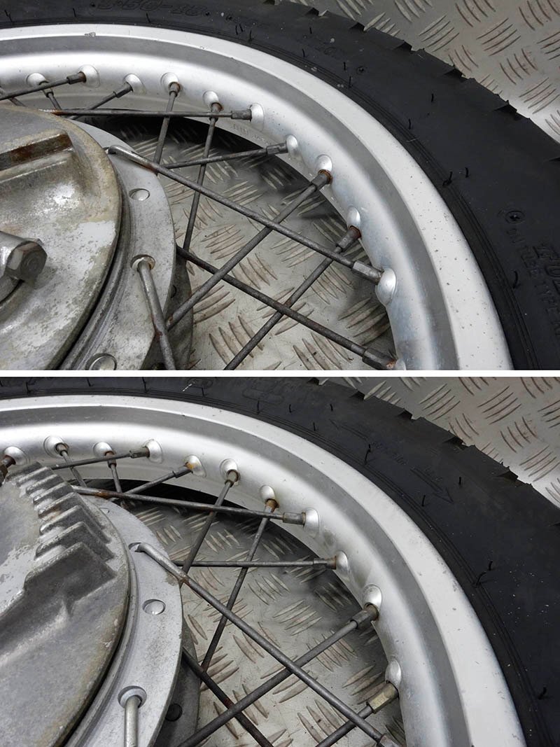 SR400 1JR оригинальный переднее колесо барабан f96-03s16 J18×1.85