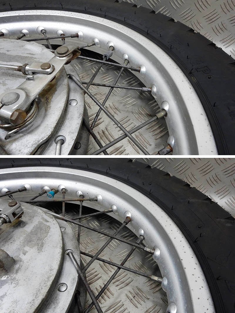 SR400 1JR оригинальный переднее колесо барабан f96-03s16 J18×1.85