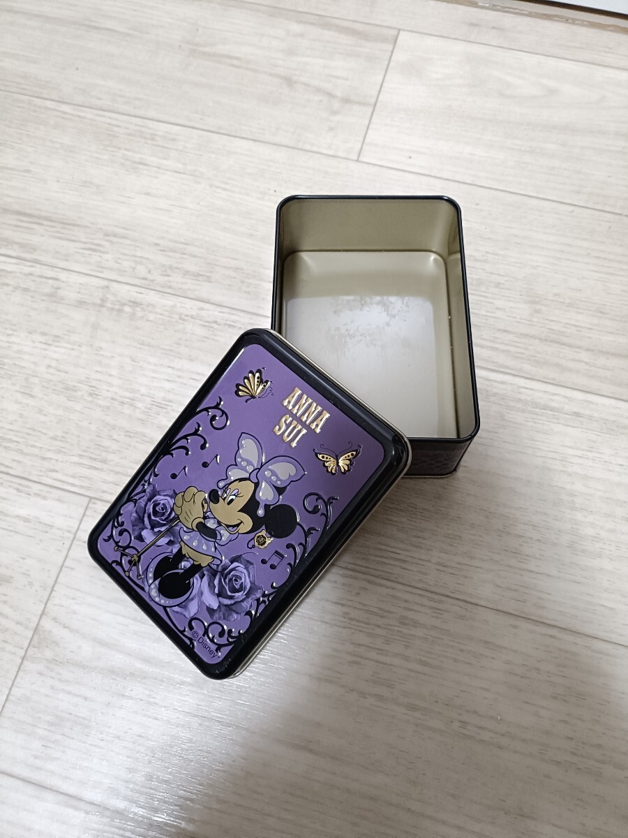 アナスイ小物入れ 缶 ミニーちゃんコラボ_画像2