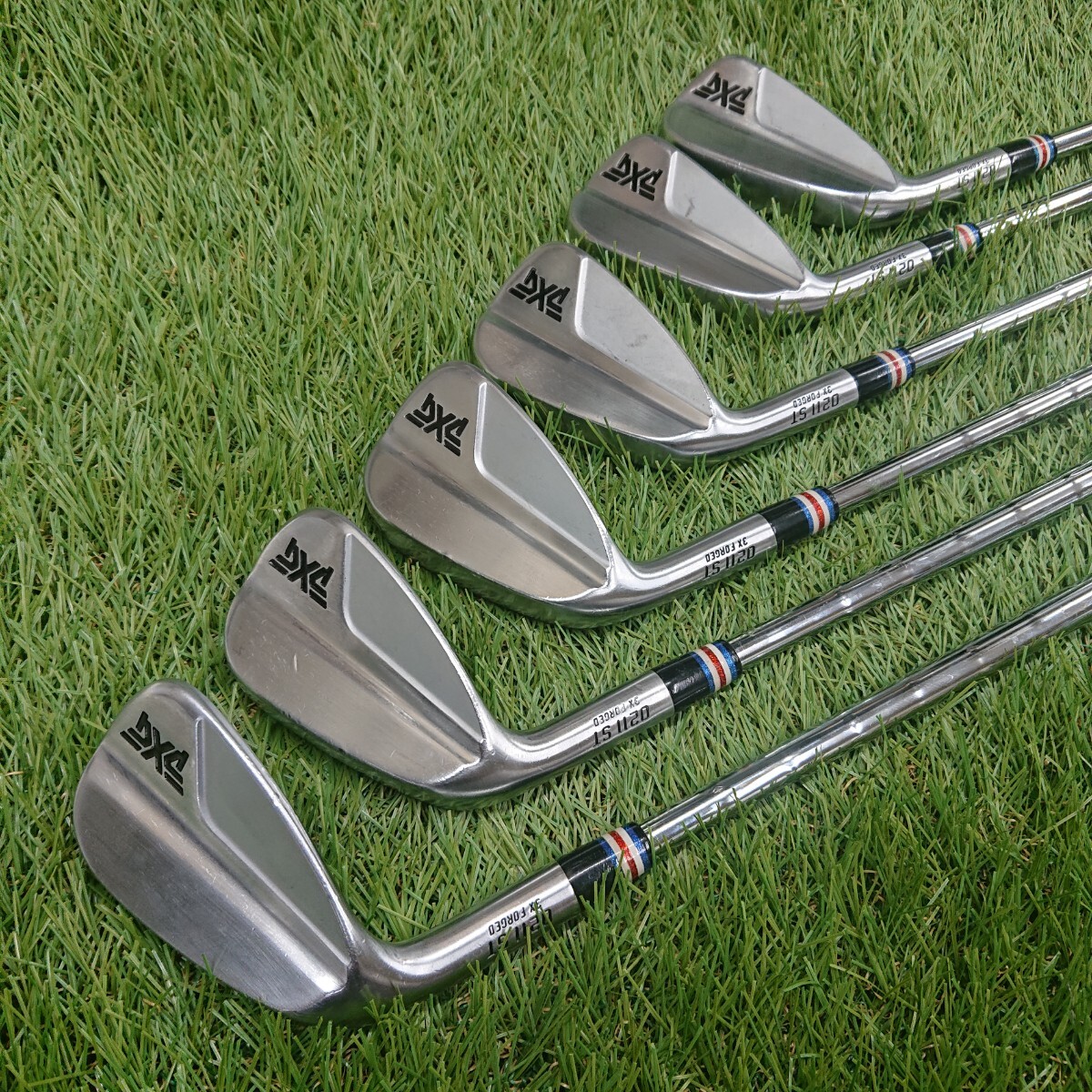 高級アイアン PXG 0211ST マッスルバック MB 6番～GW 6本セット モーダス 130 フレックスＸ FORGED_画像2
