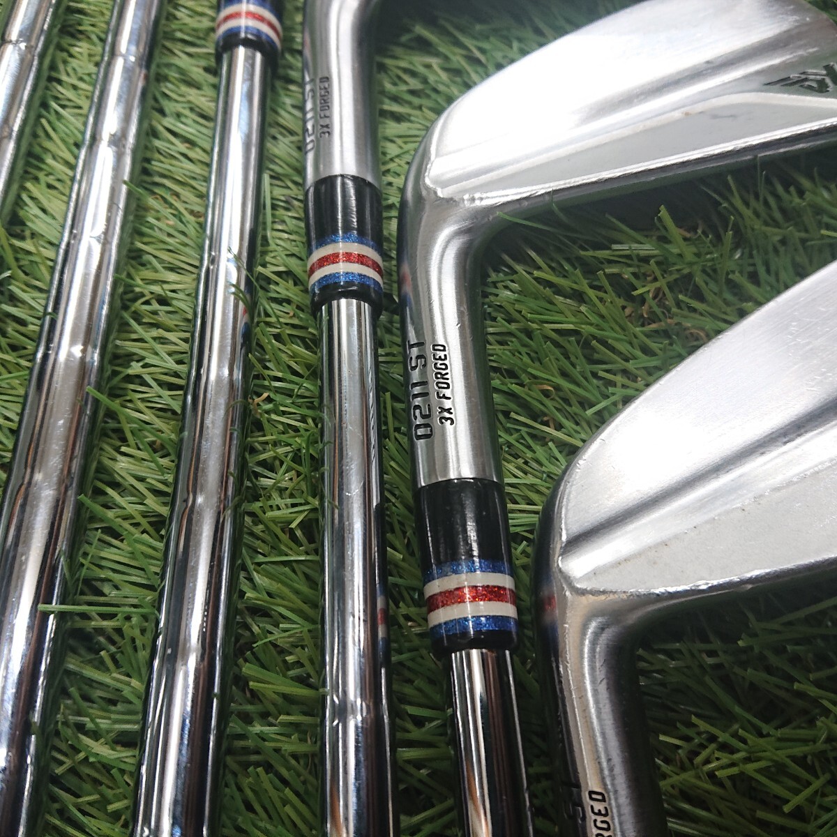 高級アイアン PXG 0211ST マッスルバック MB 6番～GW 6本セット モーダス 130 フレックスＸ FORGED_画像3