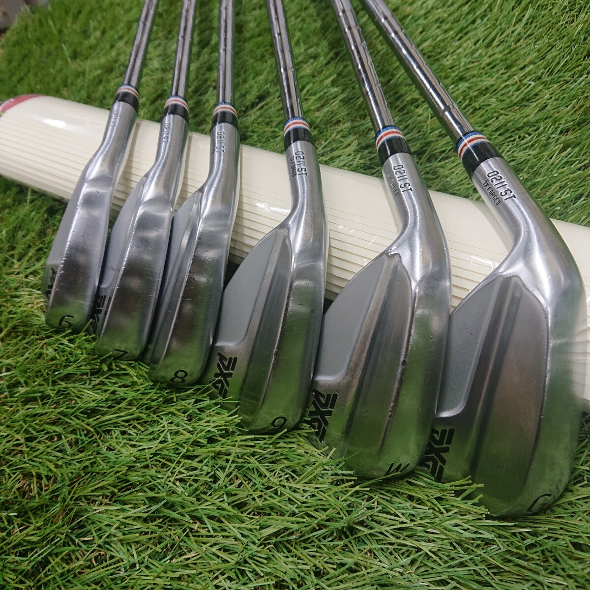 高級アイアン PXG 0211ST マッスルバック MB 6番～GW 6本セット モーダス 130 フレックスＸ FORGED_画像5