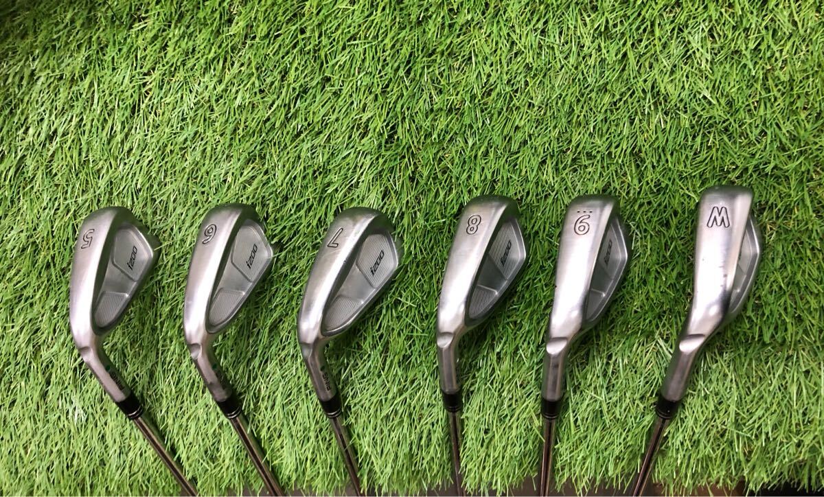 PING i200 アイアン 5番～W 6本セット N.S.PRO 1050 R グリーン ドット ピン レフティ 左_画像3
