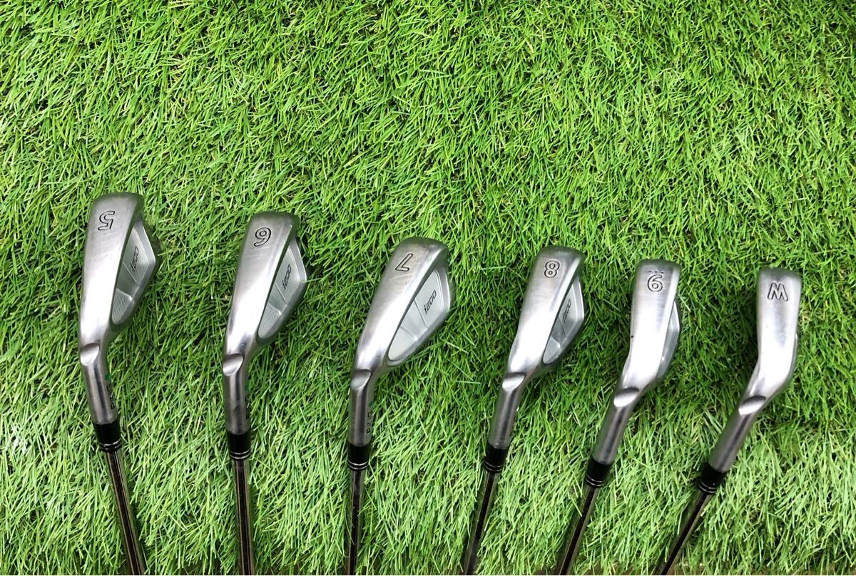 PING i200 アイアン 5番～W 6本セット N.S.PRO 1050 R グリーン ドット ピン レフティ 左_画像2