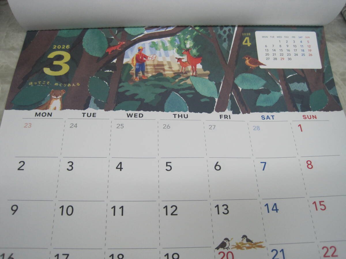 ♪定形外　TOYOTA　 トヨタ　2026年　 壁掛けカレンダー　（0711）_画像4