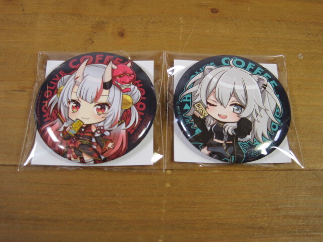 ♪定型　ホロライブ 缶バッジ　2個　（0711）_画像1