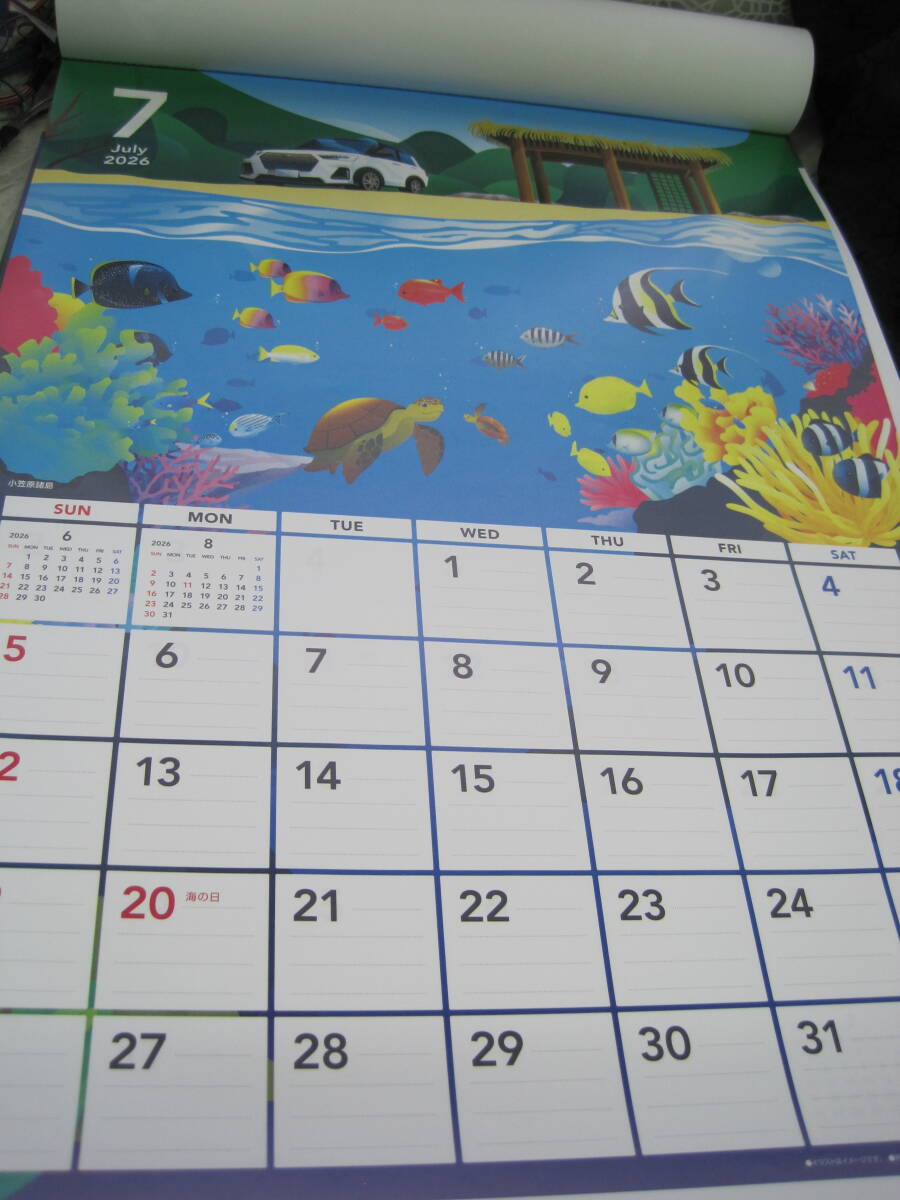 ♪定形外　ダイハツカレンダー　2026年 　IONA 　壁かけ　（0711）_画像8