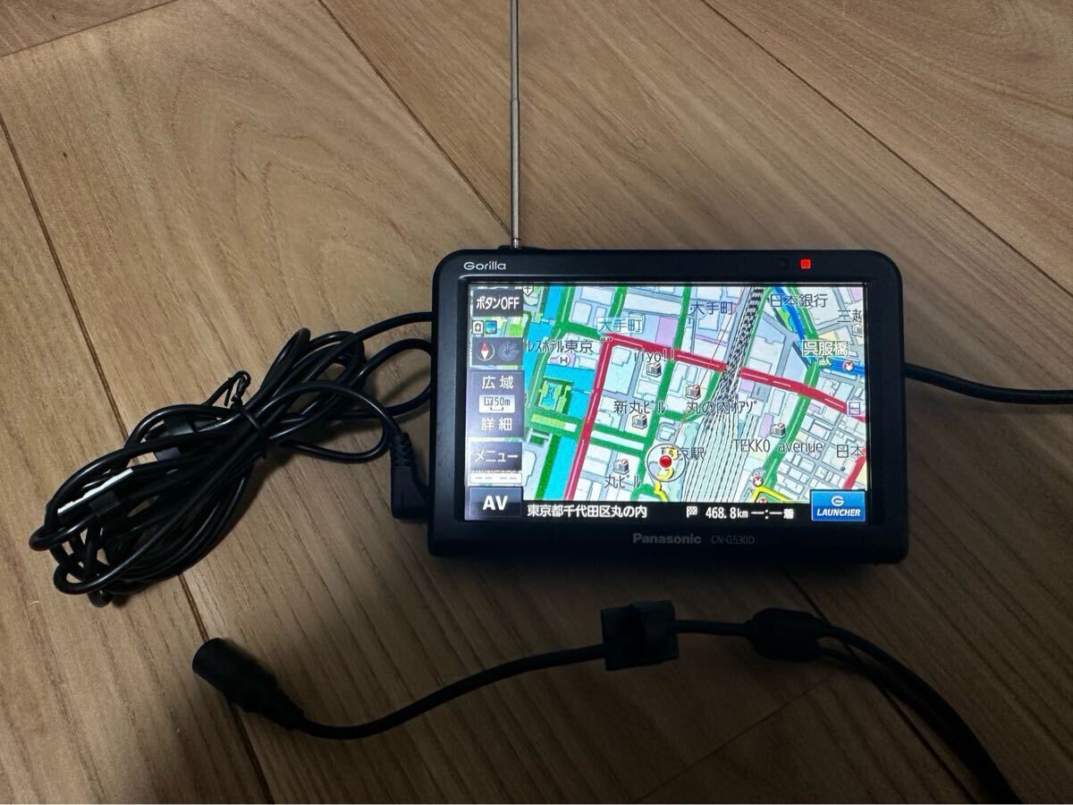 Panasonic ゴリラ CN-G530D ポータブルナビ ワンセグ_画像5