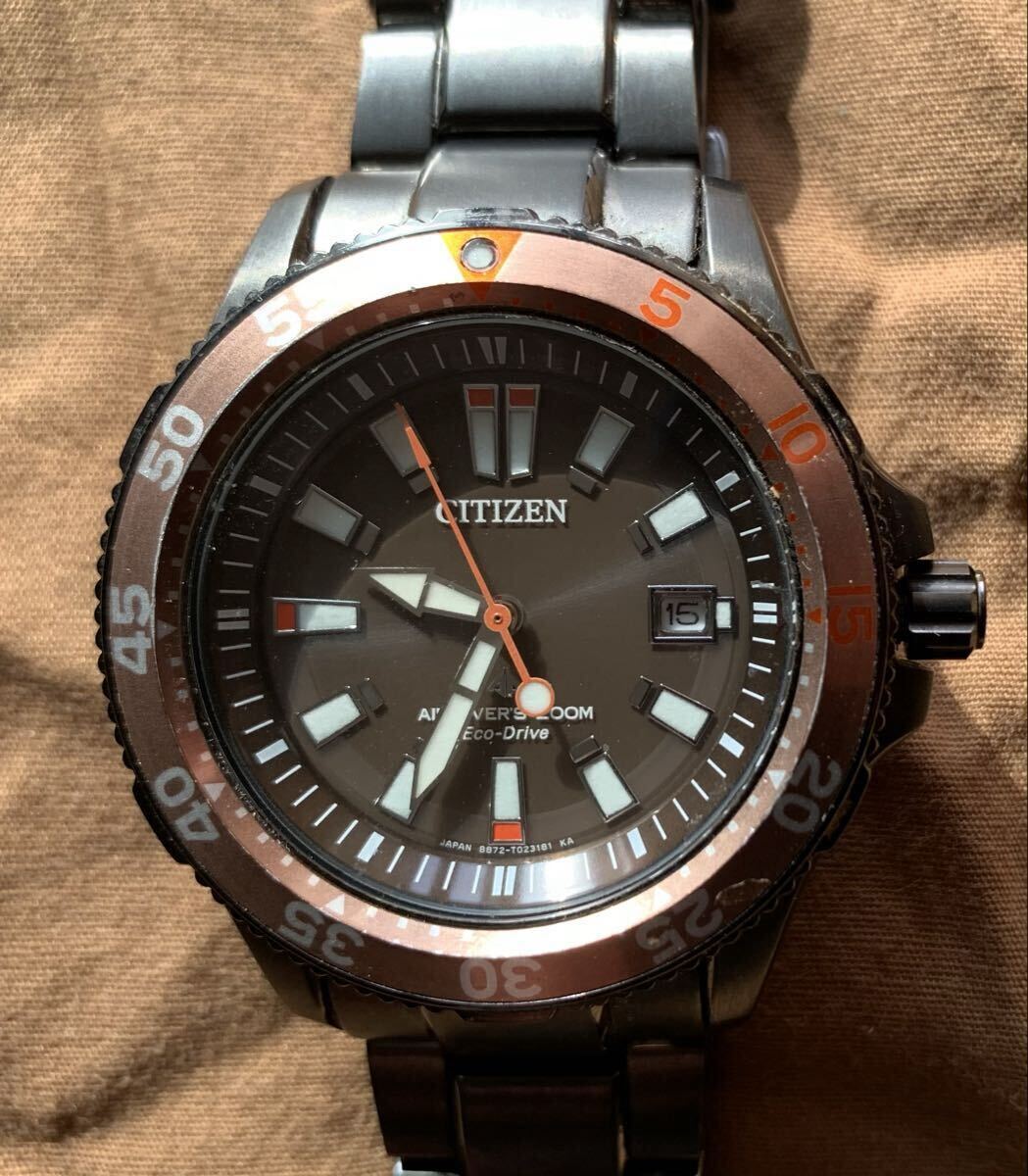 CITIZEN 腕時計 PMX56-3003 箱、購入レシートあり エコドライブ ダイバー ソーラー シチズン Eco-Drive プロマスター PROMASTER_画像1
