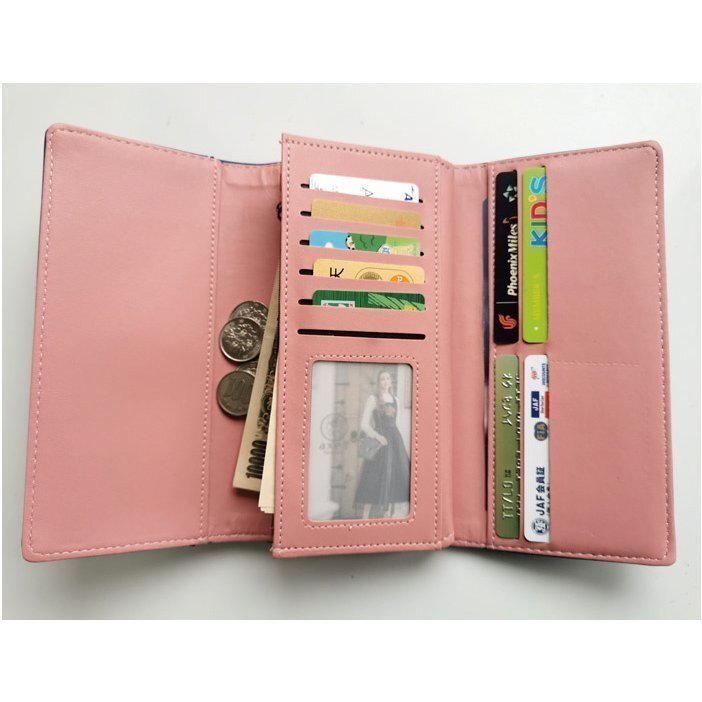 長財布 レディース クリスマス 新作 春財布 プレゼント 2022 人気 送料無料 プチプラ 開運 大容量 コンパクト (アップルグリーン)_画像8