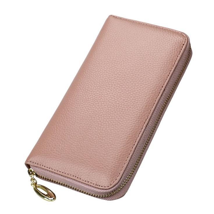 長財布 本革 大容量 新春セール 新作 春財布 プレゼント 2025 クリスマス ラウンドジップ シンプルな長財布 軽量 送料(ベビーピンク)_画像1