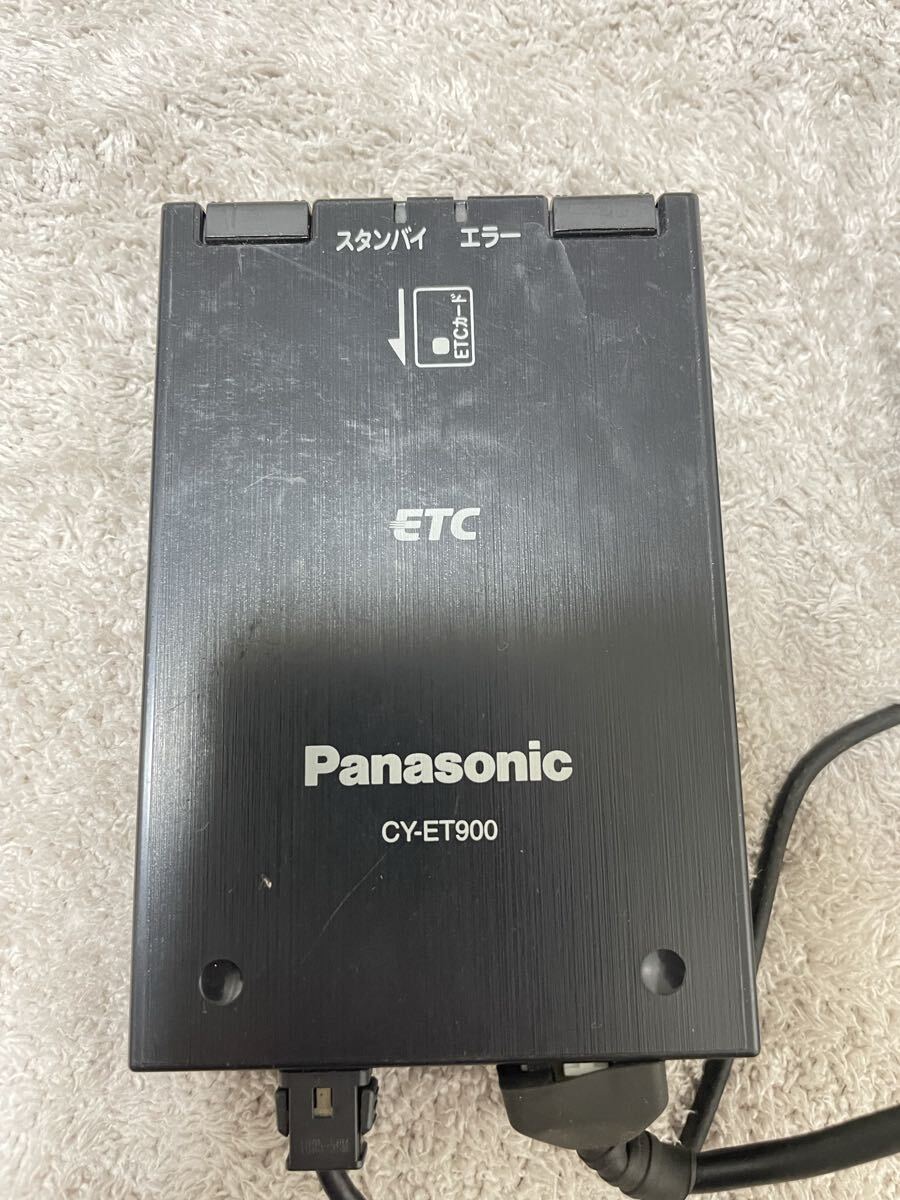 Panasonic パナソニック ETC アンテナ分離型 CY-ET900KD 軽自動車登録 実働車外し ETC車載器_画像2