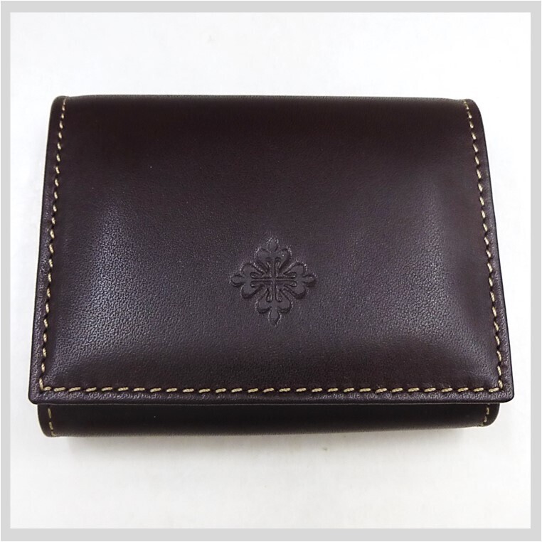 パテックフィリップ 財布 小銭入れ ロゴ 美品 ノベルティ ★ 長財布 カラトラバ 箱 冊子 タグ 腕時計 スタンド ディスプレイ 00-3002-01_画像2