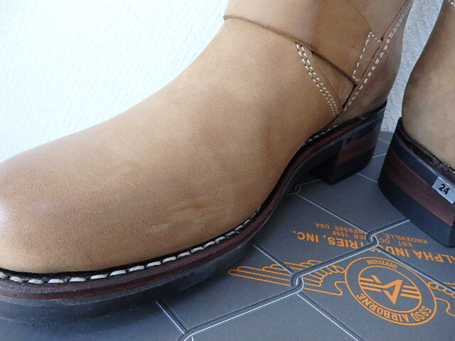 ALPHA　INDUSTRIES　INS　レディースショートエンジニアブーツ　24㎝　未使用品　_画像5