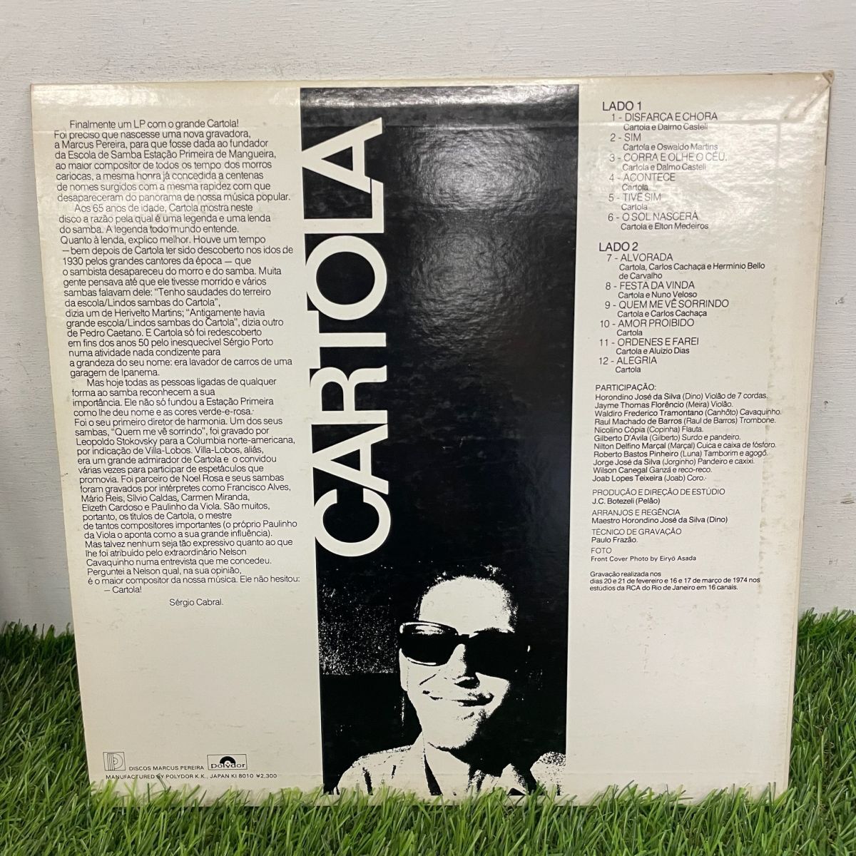L2085 LPレコード CARTOLA カルトーラ 2枚_画像7