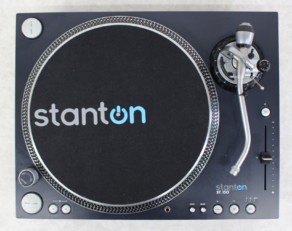 □ジャンク品□ STANTON ST150 ターンテーブル プレーヤー スタントン ※ベタツキございます（2755791)_画像3