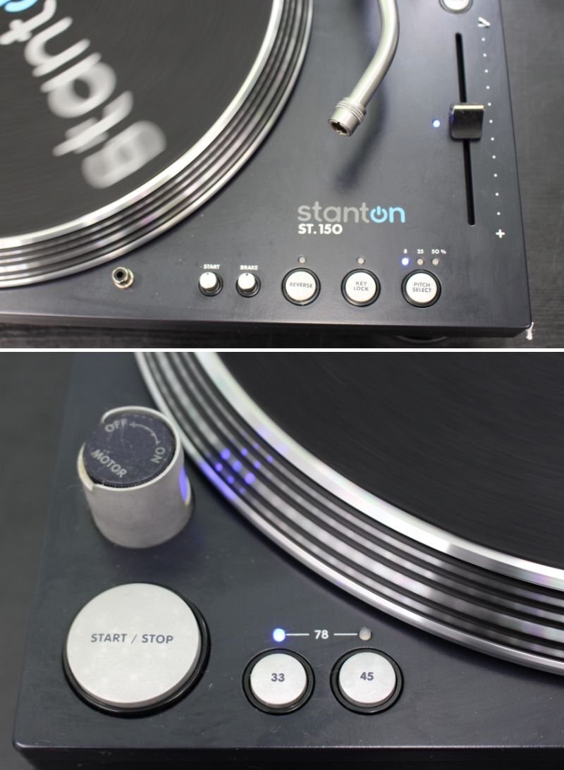 □ジャンク品□ STANTON ST150 ターンテーブル プレーヤー スタントン ※ベタツキございます（2755791)_画像4