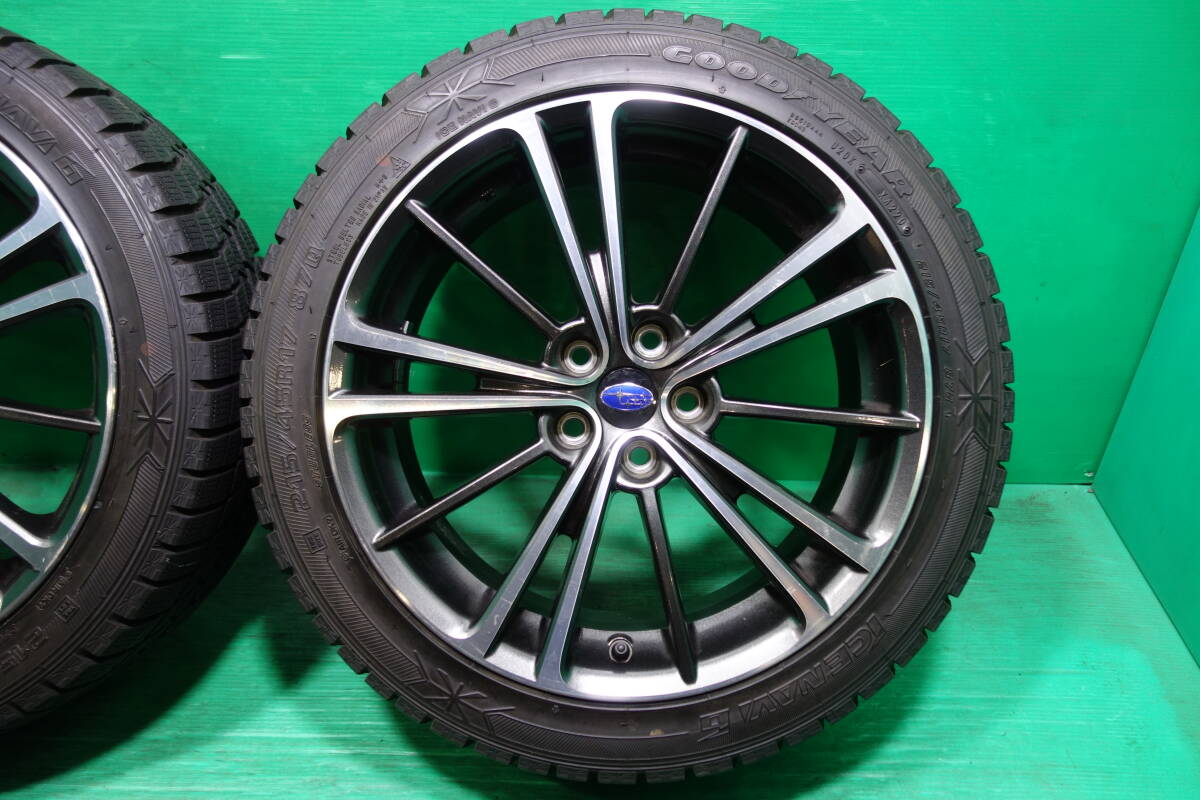 N86-20 送料無料 215/45R17 スタッドレス 4本セット グッドイヤー ICENAVI6 スバル純正 BRZ 86 インプレッサ 30 50プリウス バランス調整済_画像3