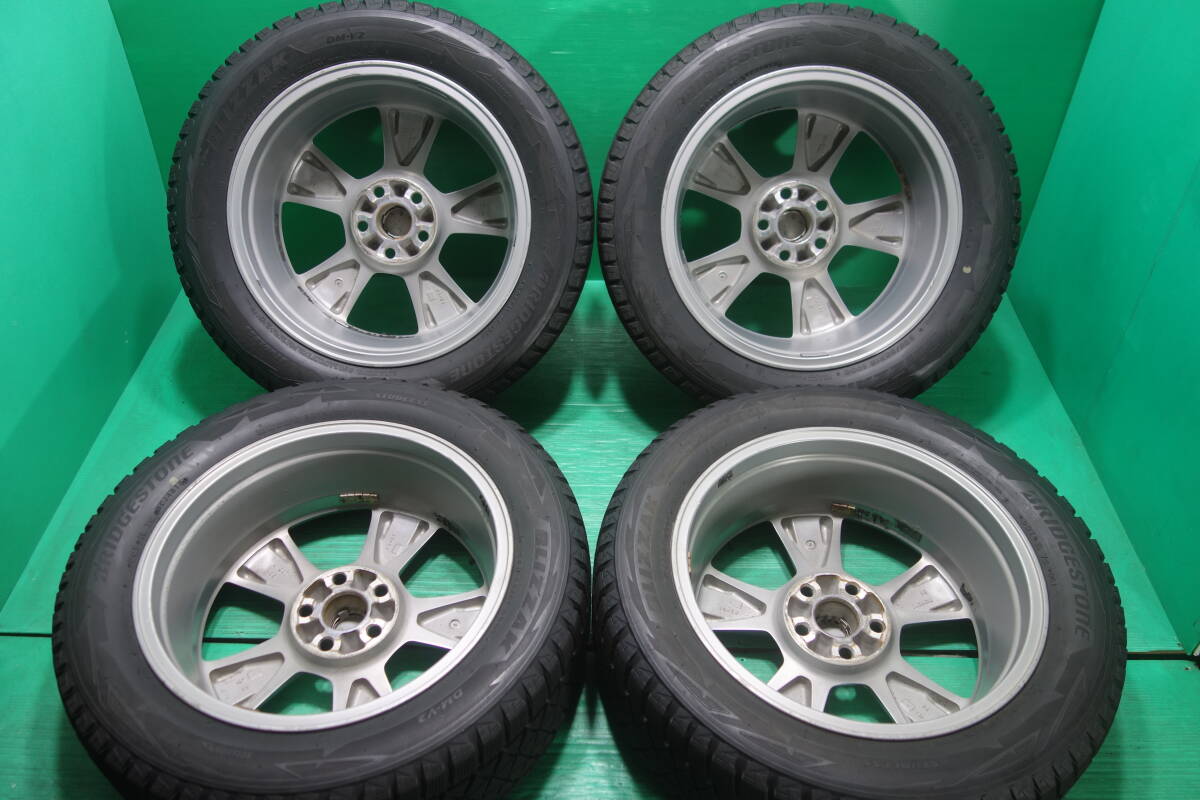 L2633-18 送料無料 235/55R18 スタッドレス 4本セット ブリヂストン ブリザック DM-V2 7分山 トヨタ純正 ハリアー RAV4 ラブ4 ヴァンガード_画像9