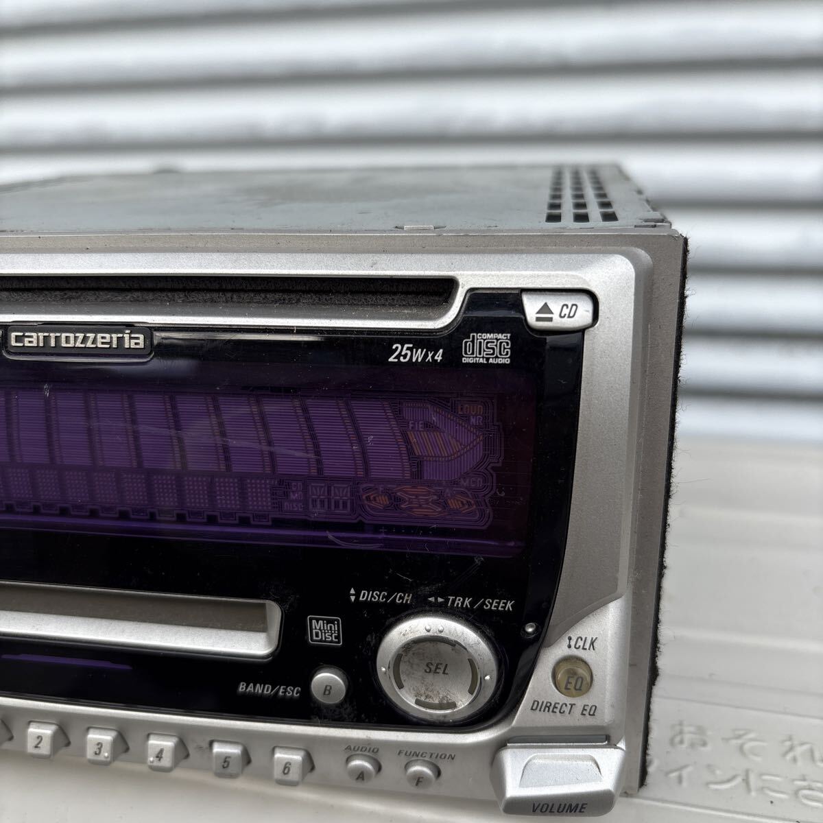 Pioneer carrozzeria(パイオニア カロッツェリア)FH-P3006ZY 動作未確認ジャンク品_画像3