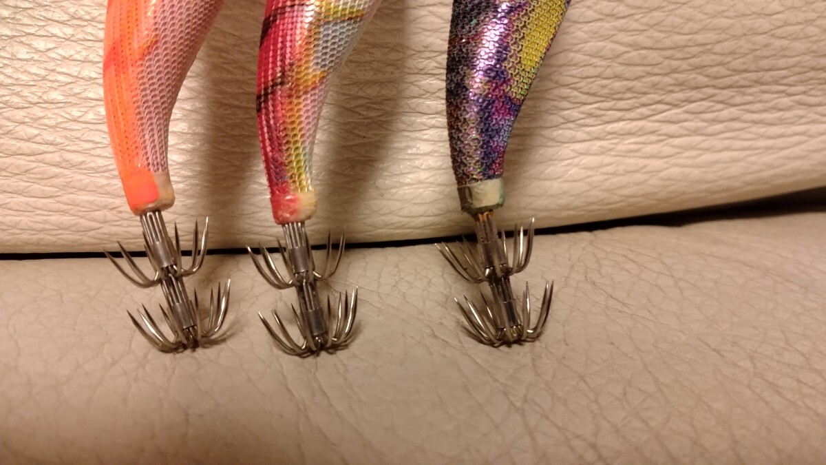 希少★廃盤★送料無料★中古美品セット★ヤマシタ★エギ王JP2個、JP＋1個★3.5号_画像7