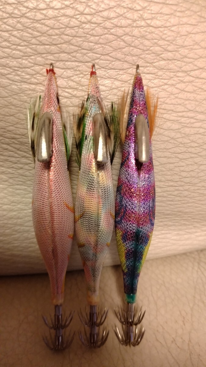 希少★廃盤★送料無料★中古美品セット★ヤマシタ★エギ王JP2個、JP＋1個★3.5号_画像8