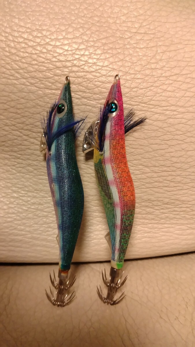 ★廃盤★送料無料★中古美品セット★ヤマシタ★エギ王K★3.5号 シャローリーフSP スーパーシャロー★マジカルレインボー、オリオンブルー_画像1