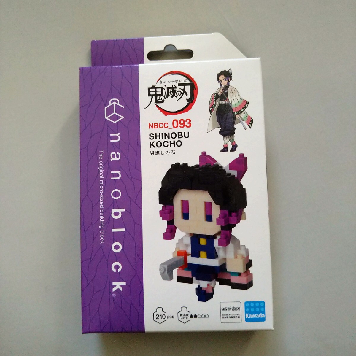 未開封 鬼滅の刃 nanoblock ナノブロック NBCC_093 胡蝶しのぶ_画像1