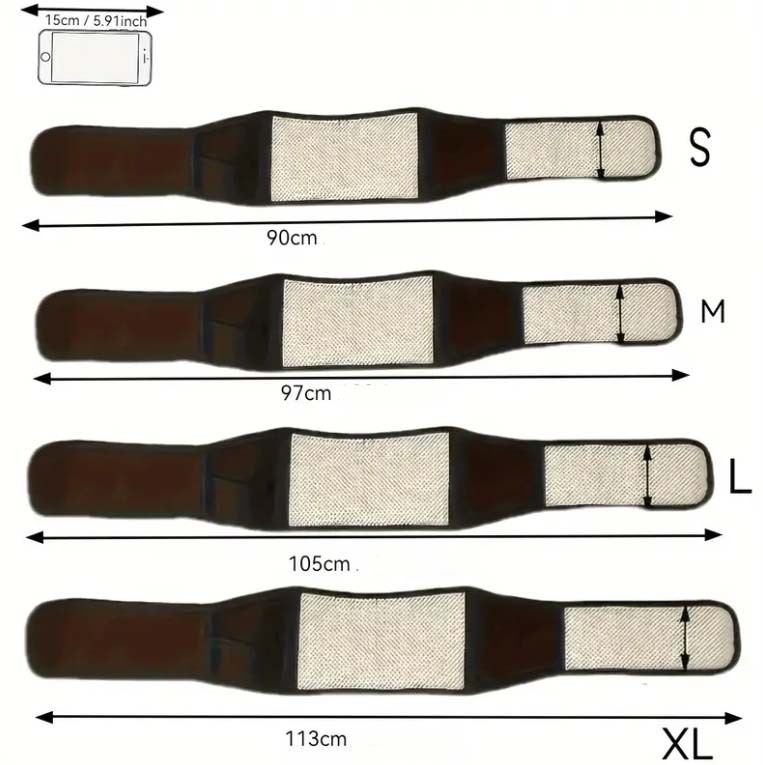 ★★ＬＬサイズ対応！XLサイズ！磁気でじんわり血行改善・腰痛ベルト/大きい腰ベルト！ウエストサポーター/新品即決★★★_画像5