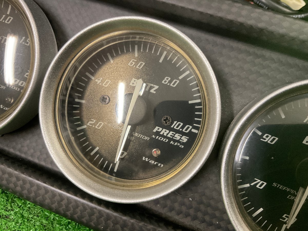 インプレッサ　セダン　WRX-STI　GVF　A-Line　BLITZ　ブリッツ　ブースト　油圧　油温　3連メーター　オーディオパネル　GVB_画像7
