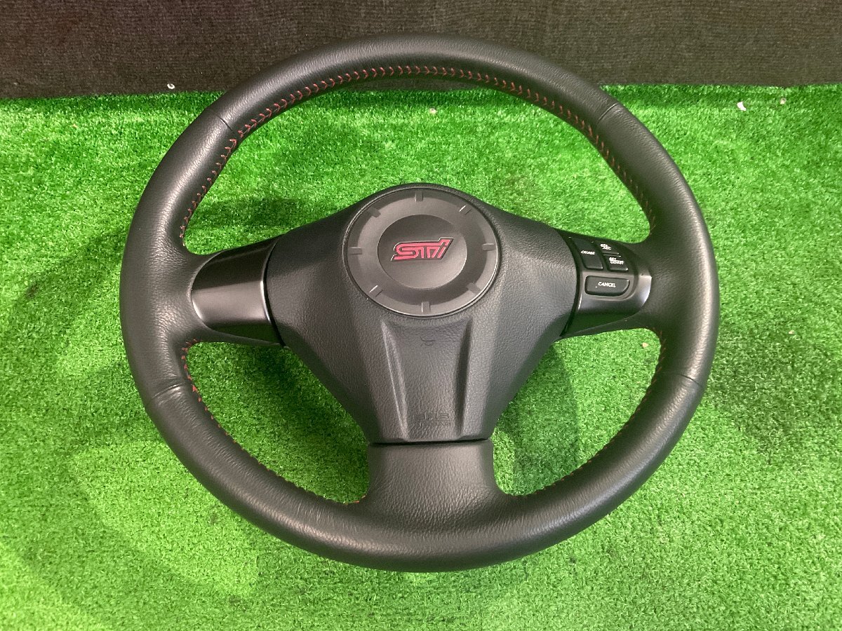 インプレッサ　ワゴン　WRX STi　GRF　純正　STI　ステアリングハンドル　GRB　GVB　GVF_画像1
