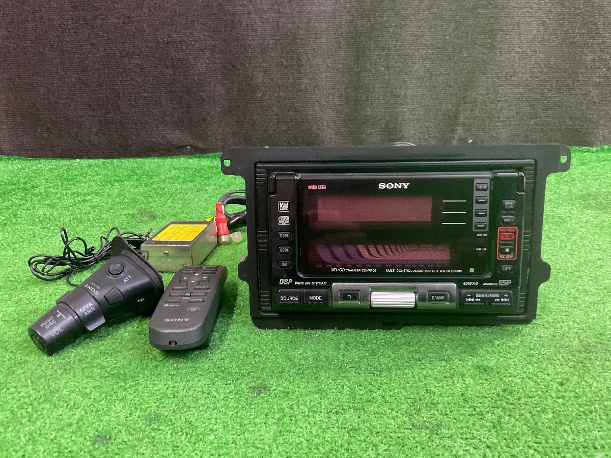 SONY　2DIN一体型　カーステレオ　MD/CDマルチコントロールオーディオレコーディング マスター　WX-REC8000_画像1