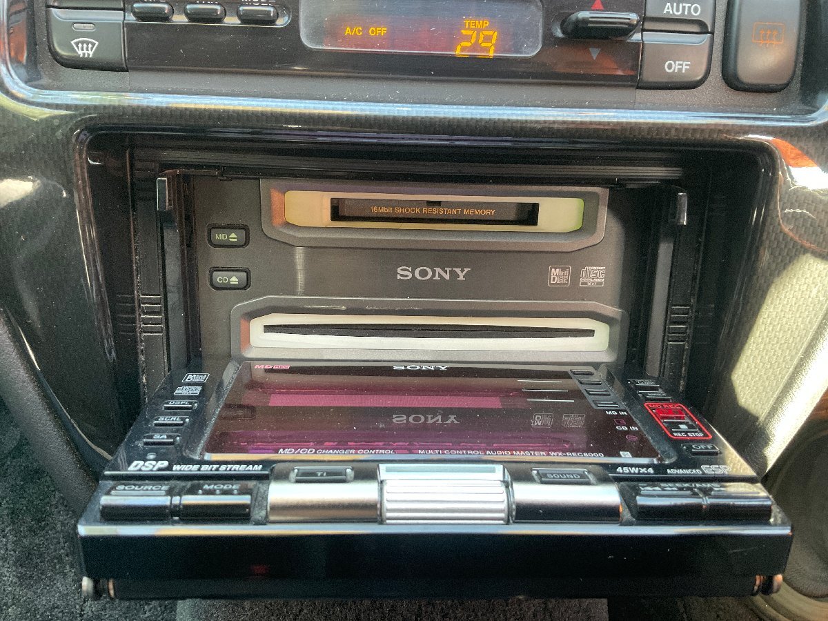 SONY　2DIN一体型　カーステレオ　MD/CDマルチコントロールオーディオレコーディング マスター　WX-REC8000_画像3