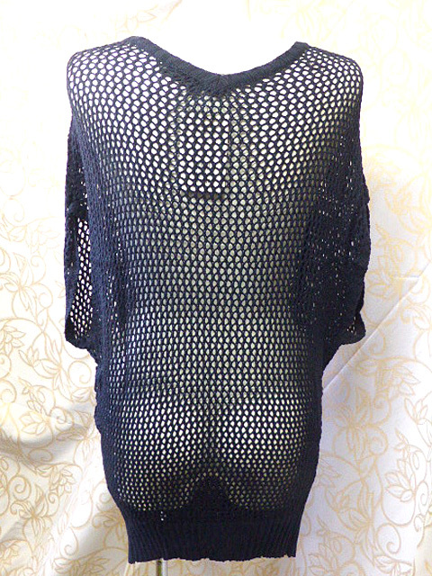 ahno63 Destino ボレロ　メッシュニットトップ/２・251111_画像4