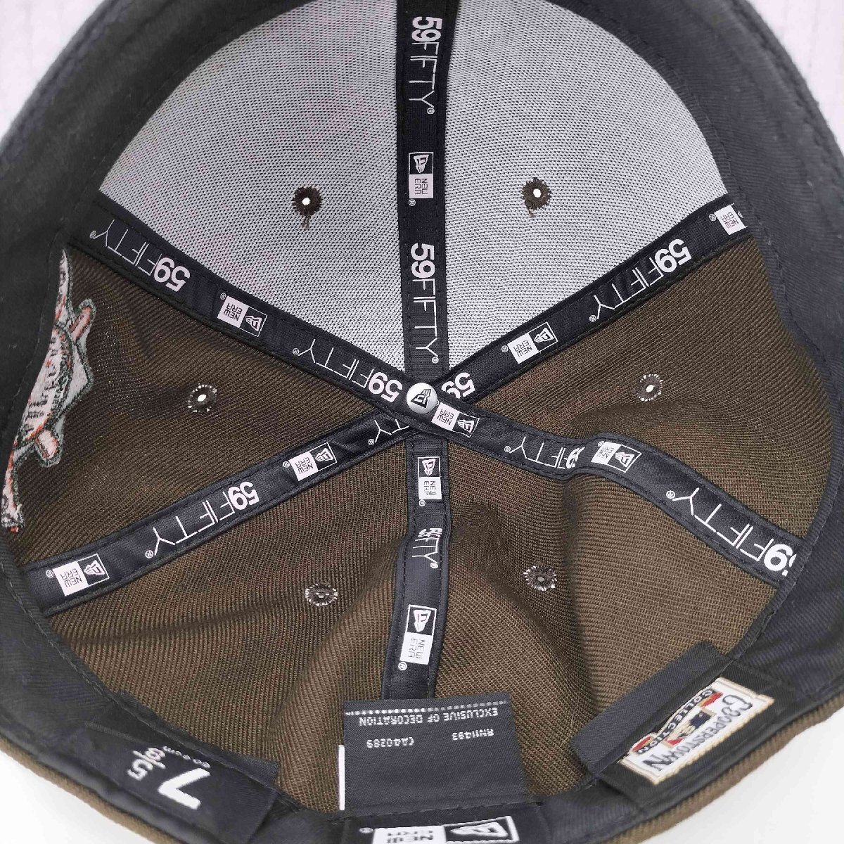 NEW ERA(ニューエラ) 59FIFTY Cooperstown ベースボールチーム 6パネルキャップ 中古 古着 0845_画像5
