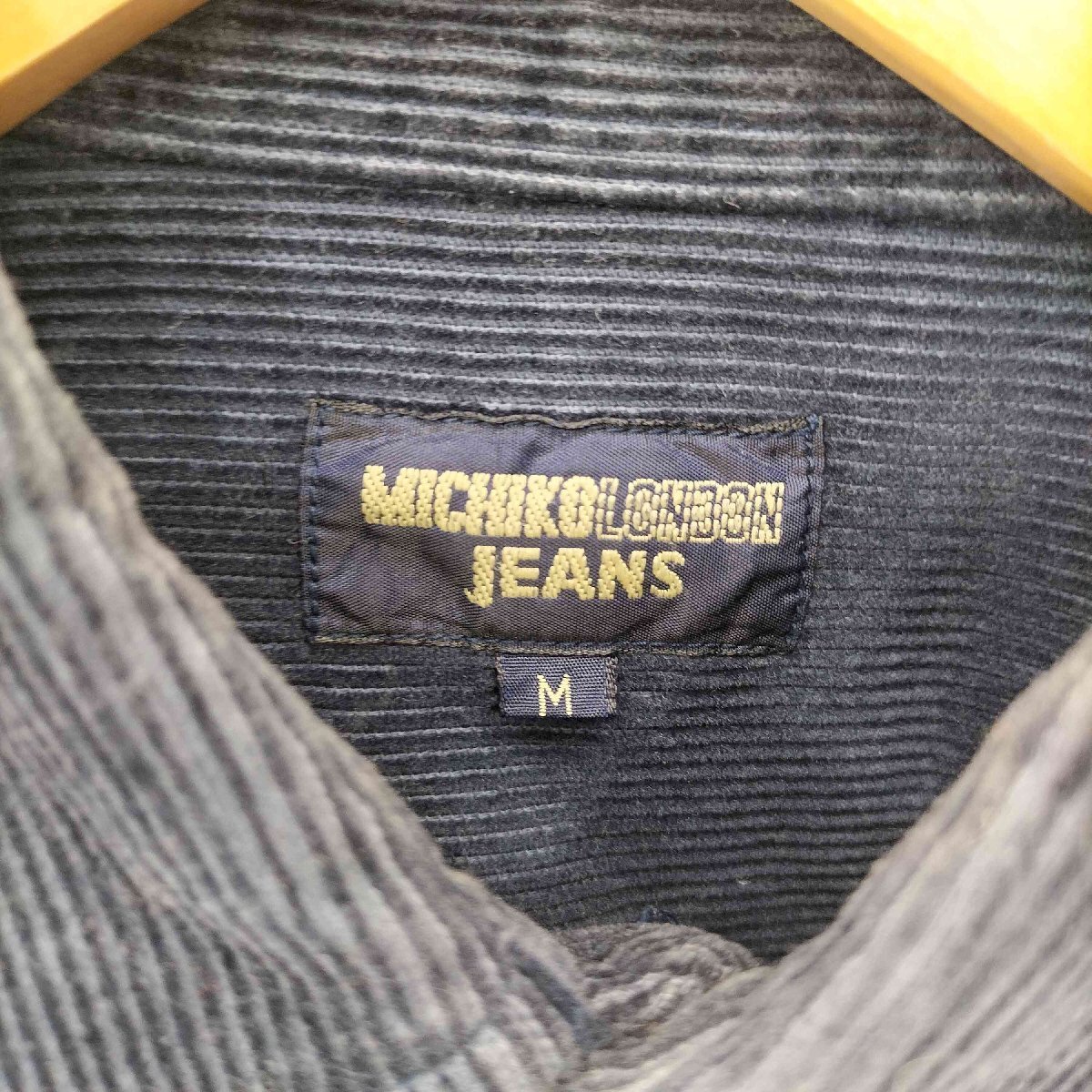 MICHIKO LONDON(ミチコロンドン) フロントロゴラベル コーデュロイ レディース M 中古 古着 1005_画像6