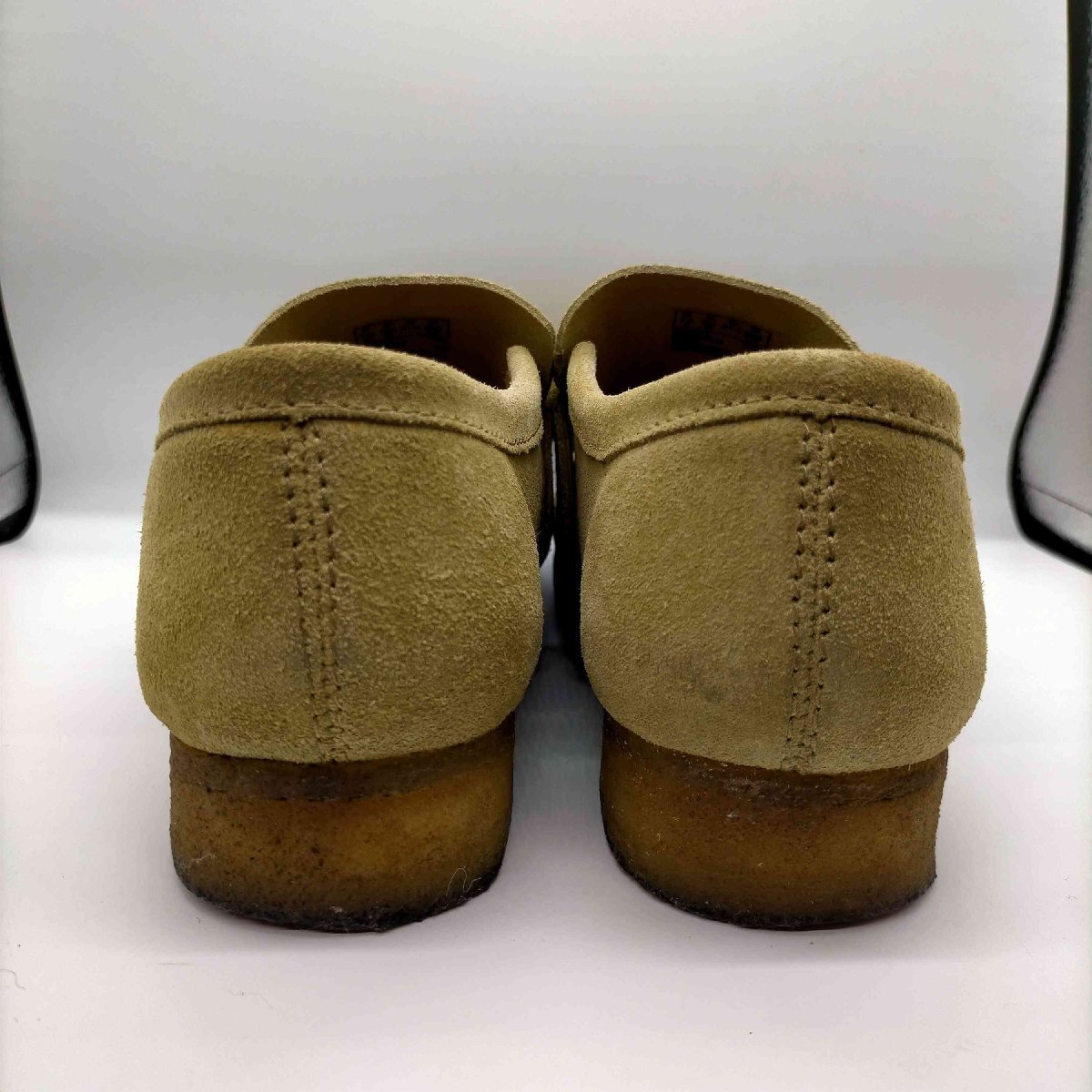 Clarks(クラークス) 別注 SP Wallabee Monk ワラビー モンク シューズ スウェード 中古 古着 0922_画像4