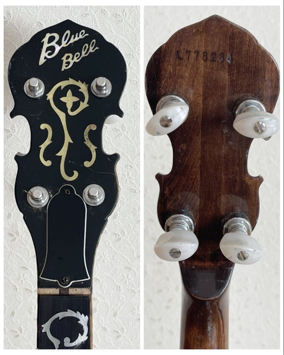 [ Junk ]Blue Bell банджо RB-800 струнные инструменты детали детали текущее состояние доставка 