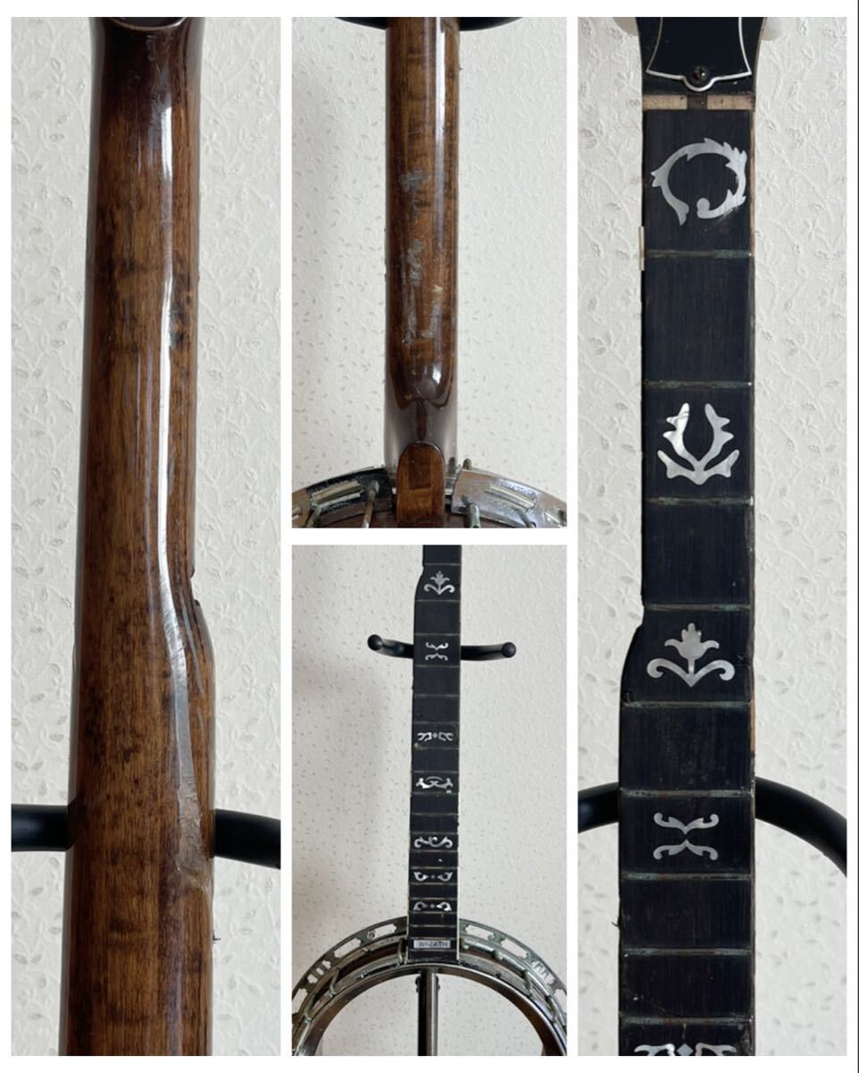 [ Junk ]Blue Bell банджо RB-800 струнные инструменты детали детали текущее состояние доставка 